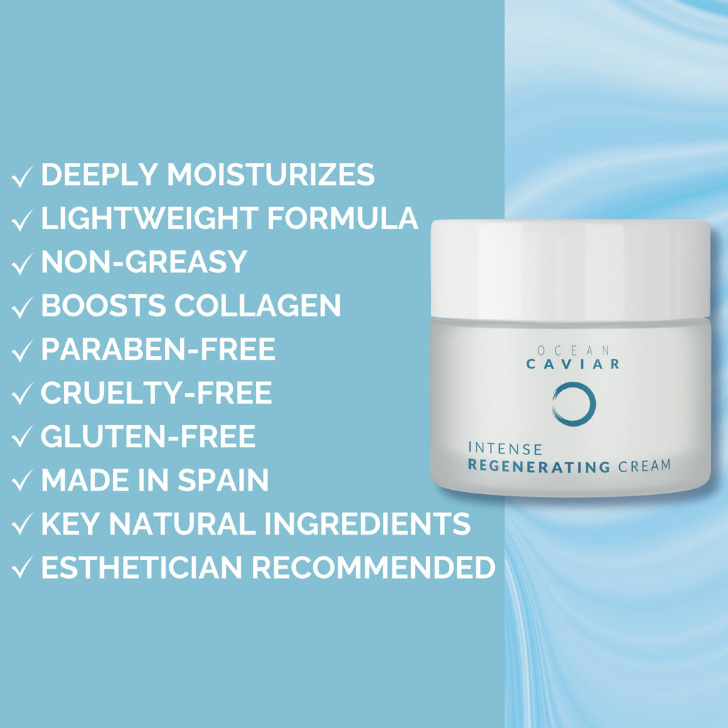 Noche Y Dia Ocean Caviar Face Cream – 60 mL (2.04 fl oz) | Deep Hydration & Clean Beauty