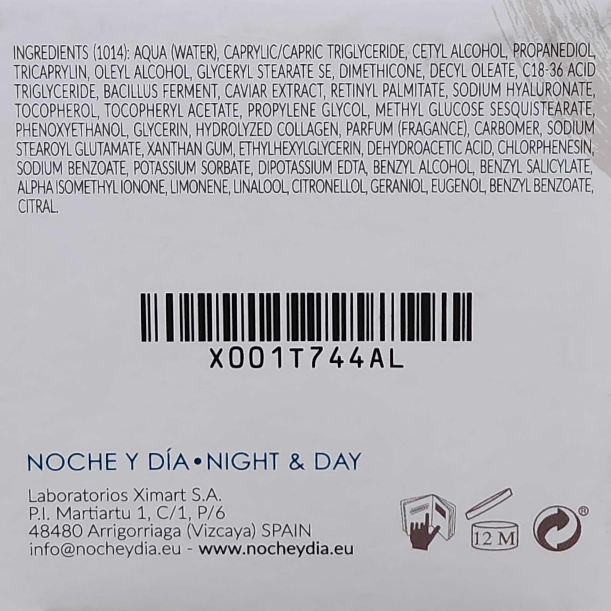 Noche Y Dia Ocean Caviar Face Cream – 60 mL (2.04 fl oz) | Deep Hydration & Clean Beauty
