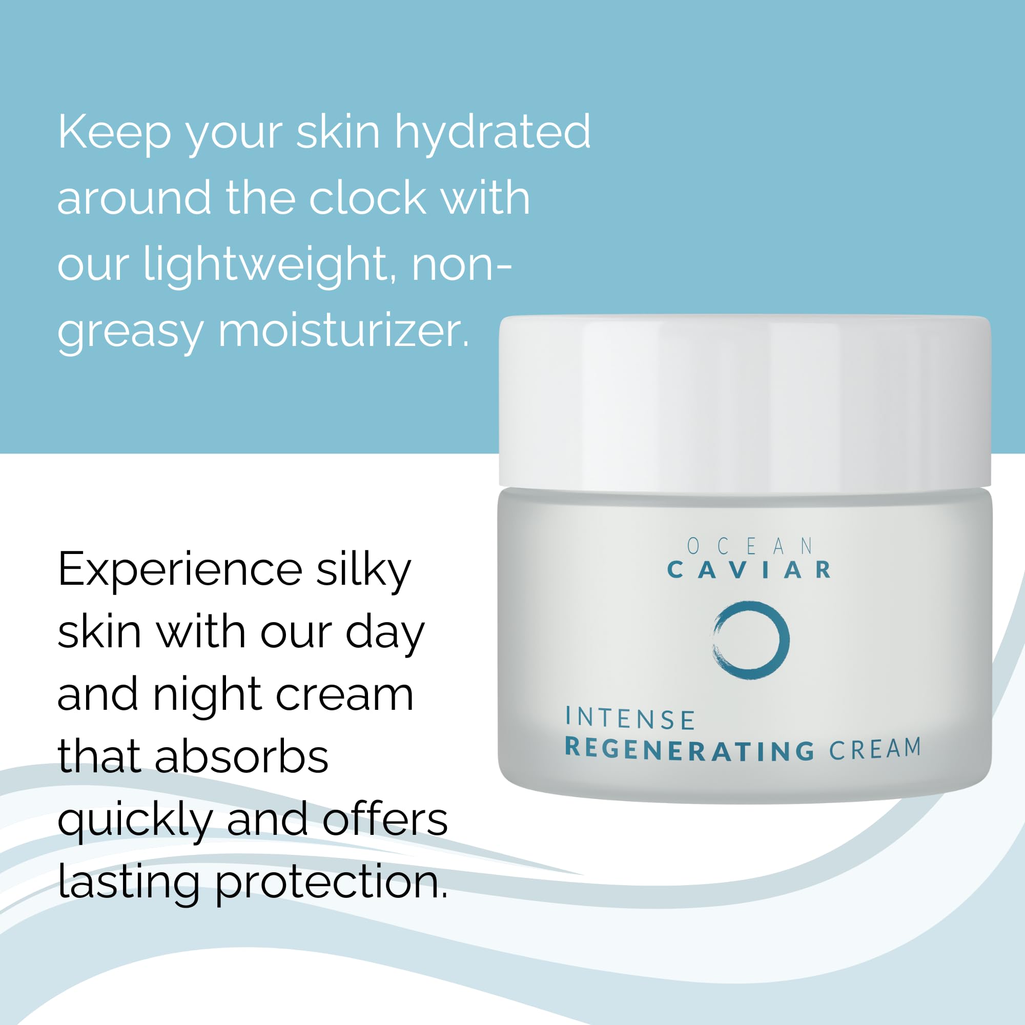 Noche Y Dia Ocean Caviar Face Cream – 60 mL (2.04 fl oz) | Deep Hydration & Clean Beauty