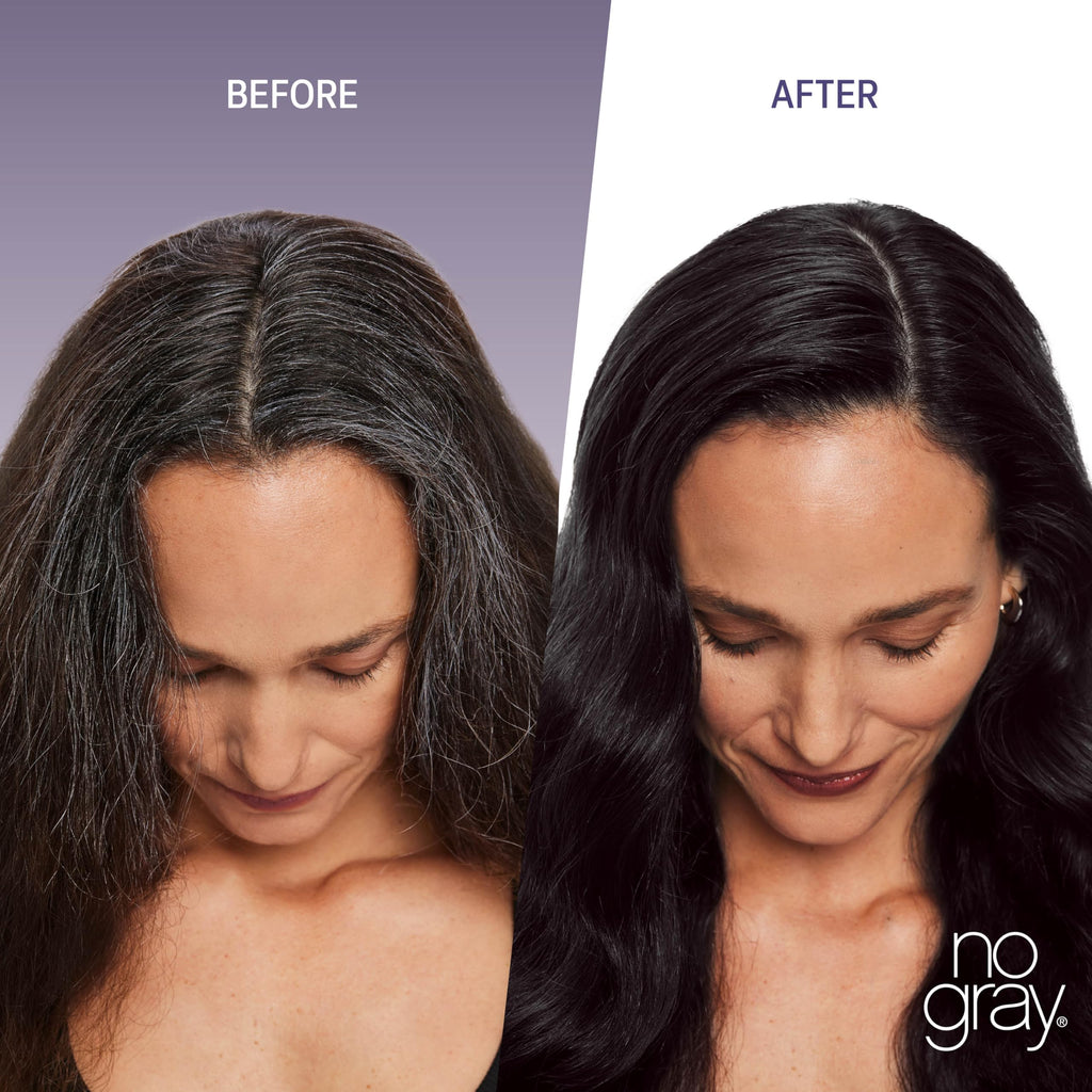 No Gray Quick Color Shampoo – Black, 8.45 oz | 5-Minute Gray Coverage