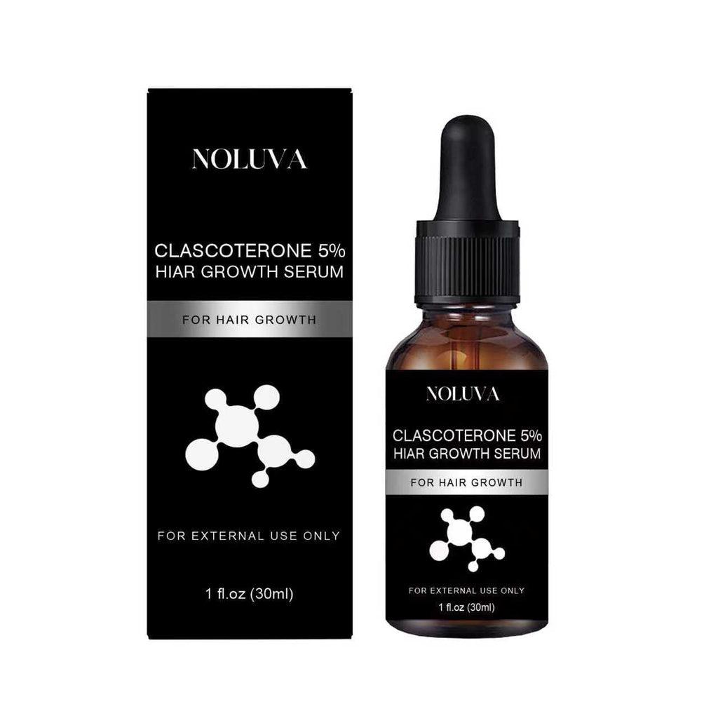 NOLUVA CLASCOTERONE 5% Hair Restoration Serum – Vitamin D, Minoxidil & Biotin (30ml)