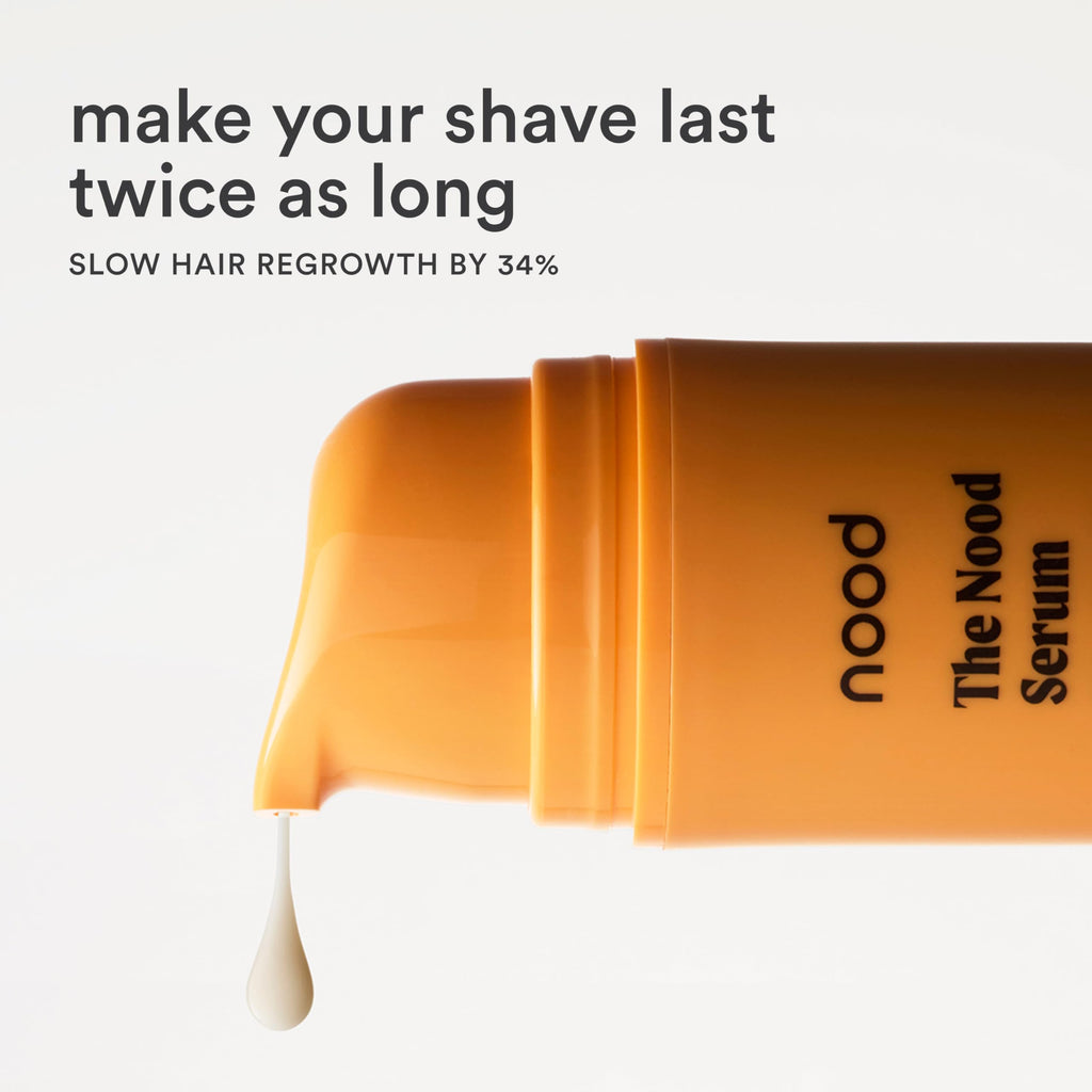 Nood NEW Serum — Slow Hair Regrowth, Shave Less, Ingrown Hair Care
