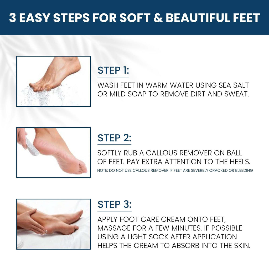 Nordic Care Foot Care Cream Intensive Repair | 10% Urea for Dry Feet & Cracked Heels