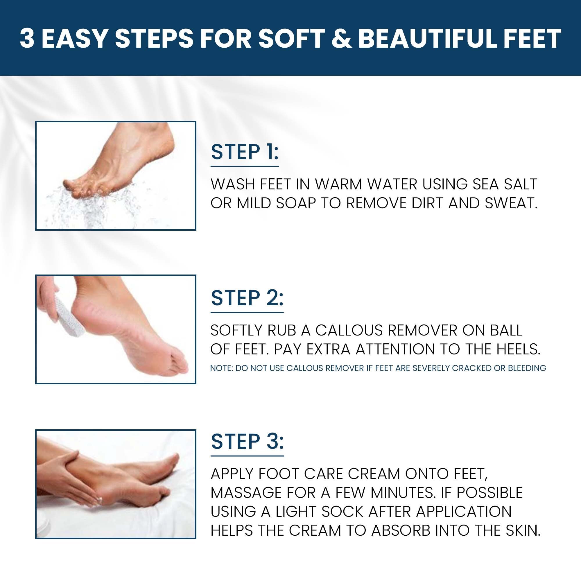 Nordic Care Foot Care Cream Intensive Repair | 10% Urea for Dry Feet & Cracked Heels