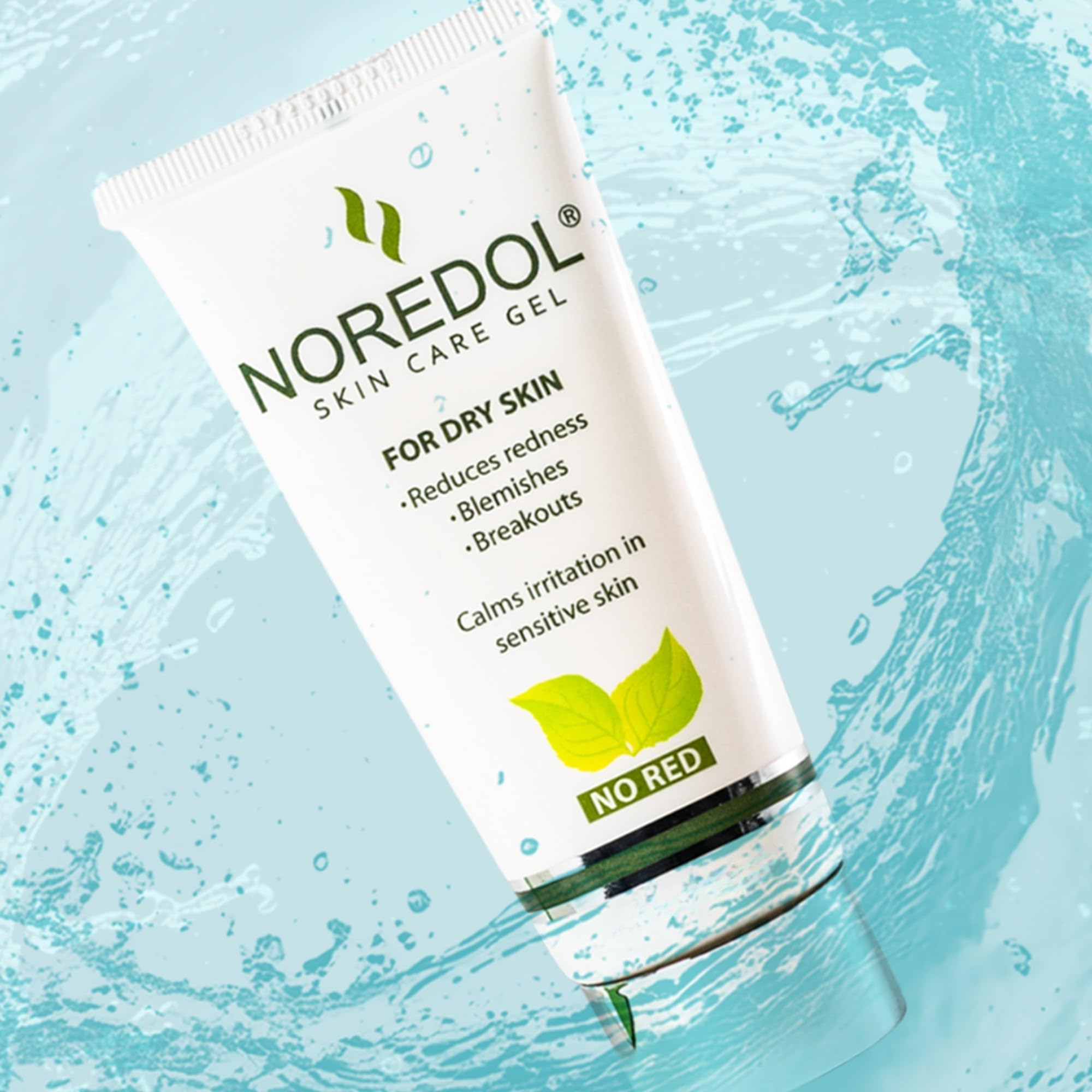 Noredol Redness Relief Gel | Patented 1,4-Cyclohexanediol Barrier Repair | Fragrance-Free 0.5 oz