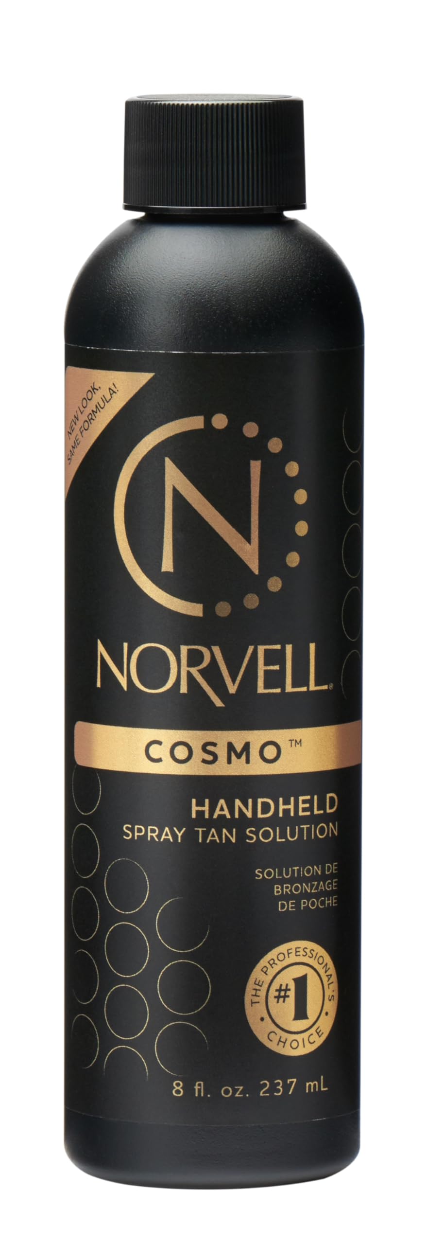 Norvell Cosmo Spray Tan Solution 8 oz – Pro Sunless Tanner with Warm Brown & Cool Violet Undertones