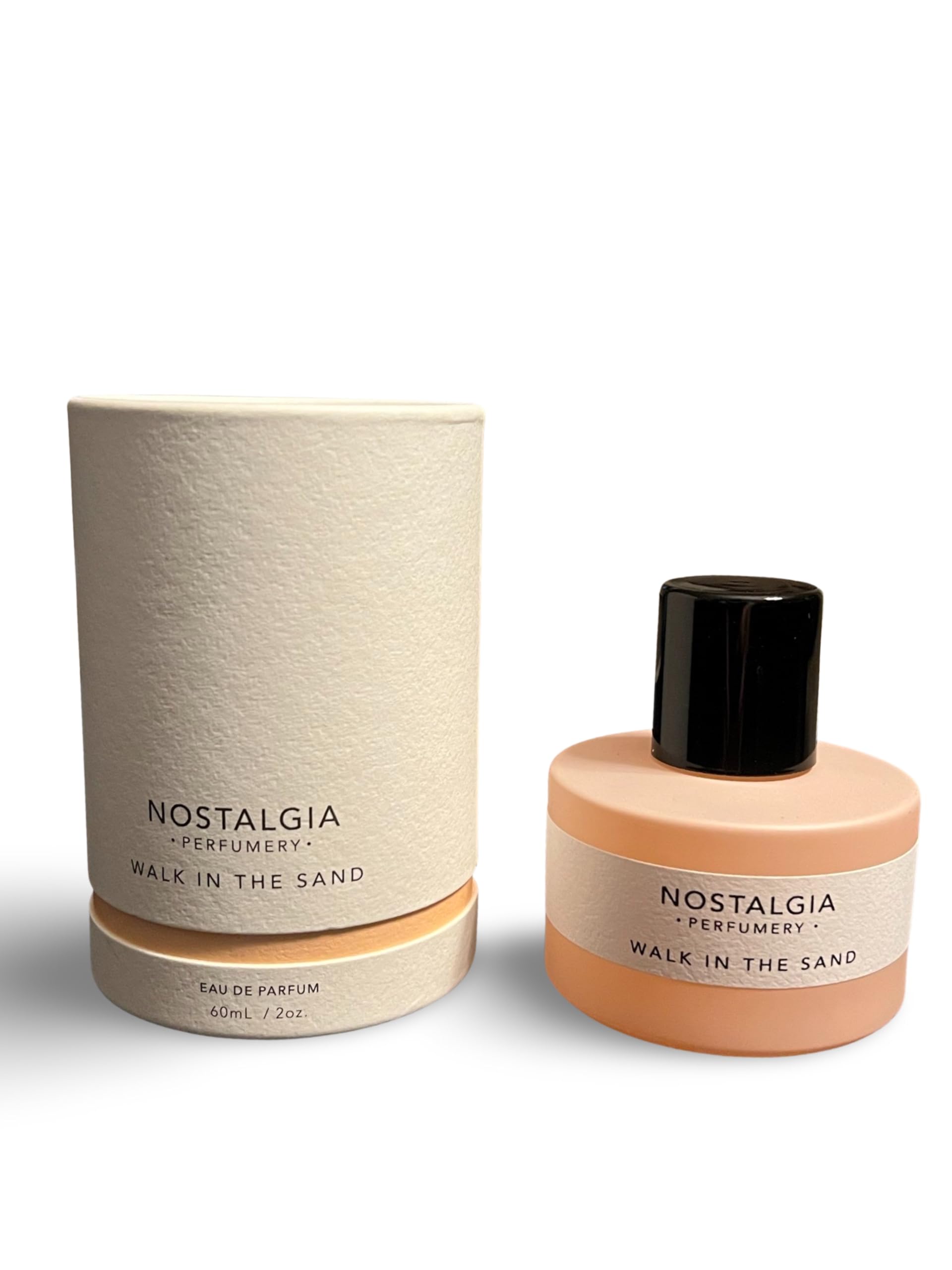 Nostalgia Perfumery WALK IN THE SAND Eau de Parfum – 2 Fl Oz | Lemon Blossom, White Florals, Wood