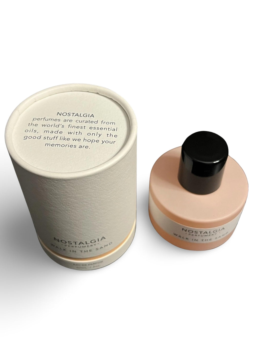 Nostalgia Perfumery WALK IN THE SAND Eau de Parfum – 2 Fl Oz | Lemon Blossom, White Florals, Wood