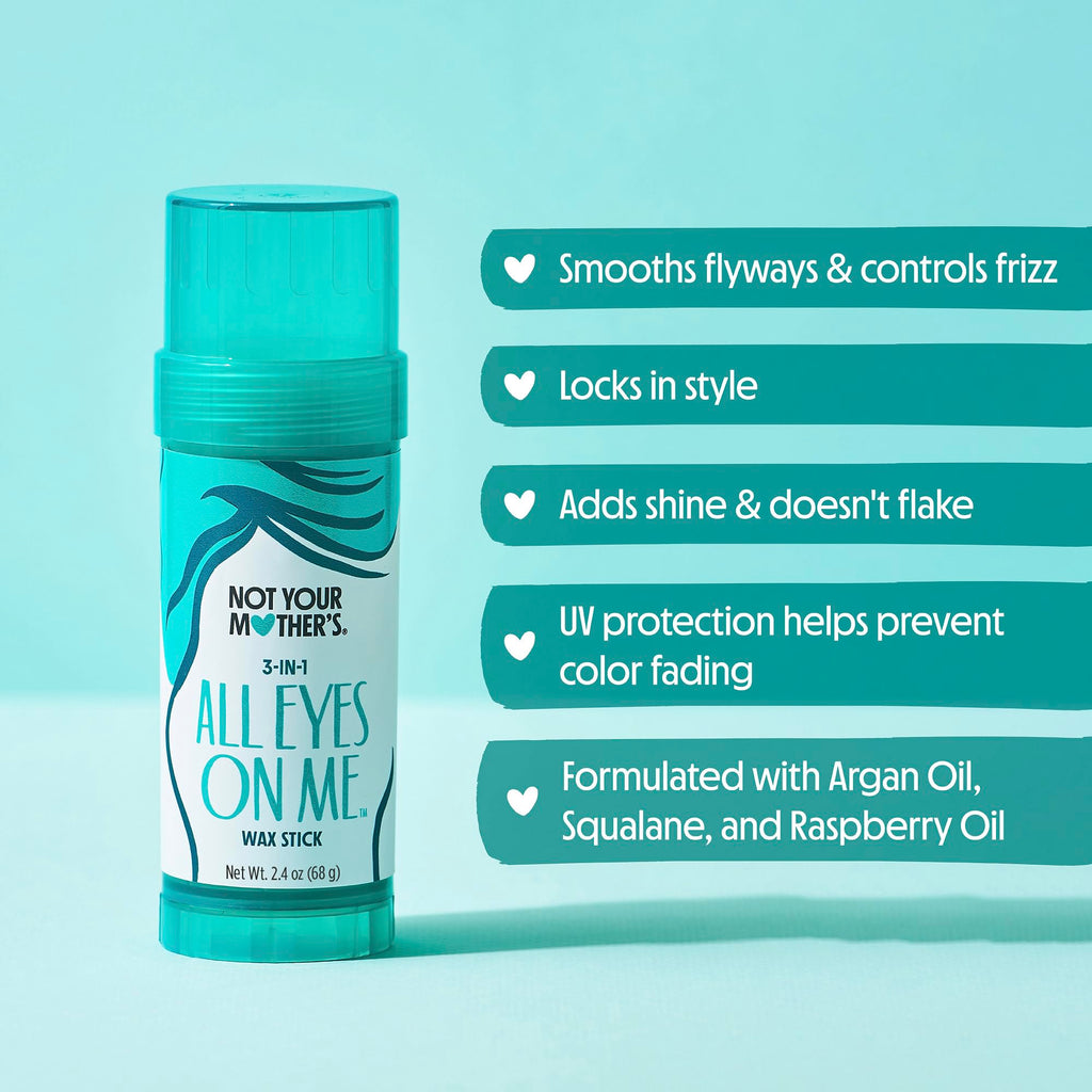 Not Your Mother's All Eyes On Me: 10-in-1 Hair Perfector & 3-in-1 Wax Stick & Styling Cream (3-Pack) for All Hair Types
