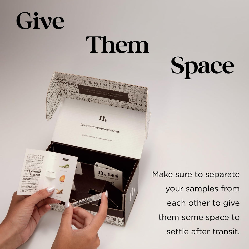 Noteworthy Fragrance Sampler Set – Luxury Perfume Samples + Credit toward 100ml