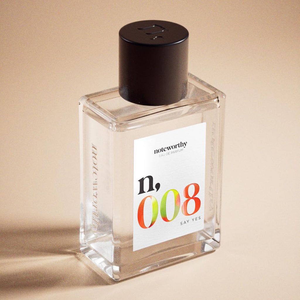 Noteworthy n,008 Say Yes Eau de Parfum – Pear, Gardenia & Sandalwood | Unisex 100ml