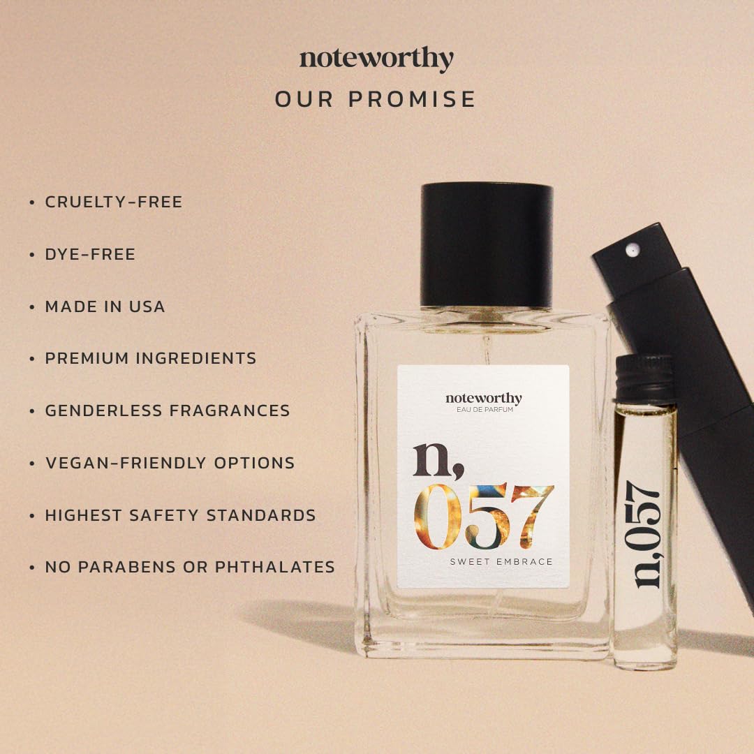 Noteworthy n057 Sweet Embrace Eau de Parfum – Vanilla, Passionfruit, Tonka Bean | Unisex 100ml