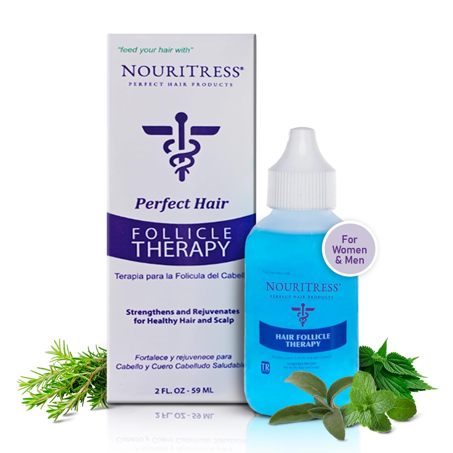 NouriTress Hair Follicle Therapy Serum – Advanced Scalp Treatment with Rosemary and Castor Oil