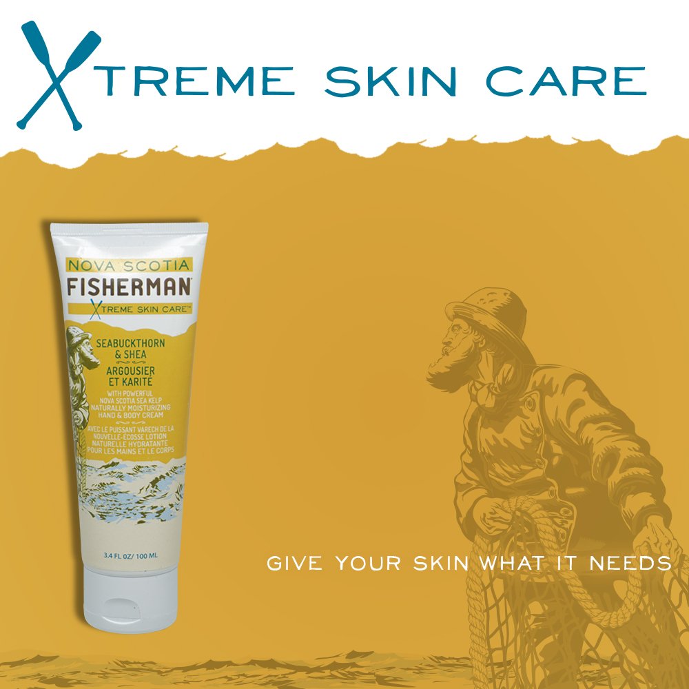 Nova Scotia Fisherman Hand and Body Cream – Vegan, Paraben Free, Sea Kelp & Seabuckthorn
