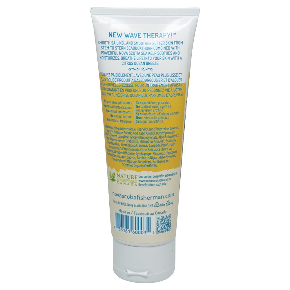 Nova Scotia Fisherman Hand and Body Cream – Vegan, Paraben Free, Sea Kelp & Seabuckthorn