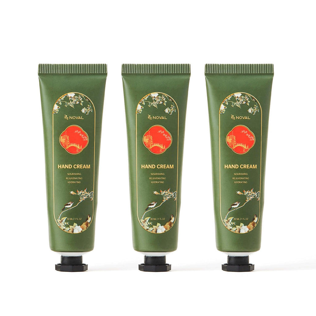 NOVAL Jasmine Hand Cream 10-Pack – Deep Hydration in 30ml Tubes | Non-Greasy, Fast Absorbing