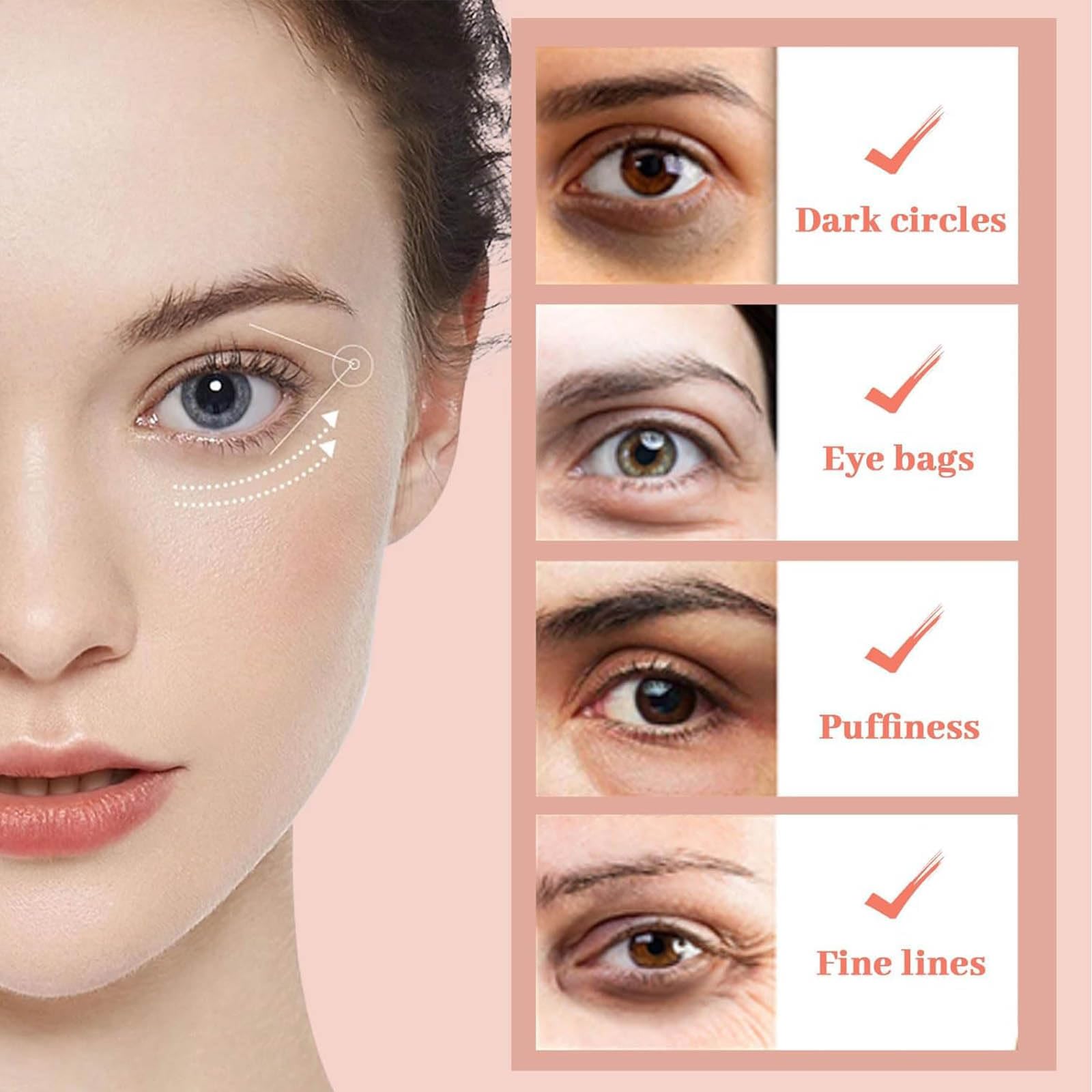 NOVALIFT Kunnozz Micro Eye Patches – Puffy Eyes, Dark Circles, Smile Lines & Forehead Hydration (2 Boxes)