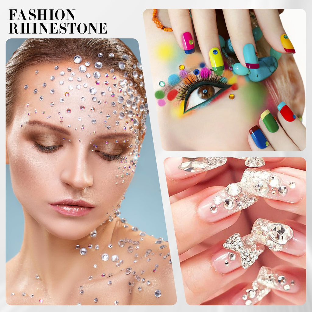 Novani Red Rhinestones 1440pcs – Flat Back SS20 4.6-4.8mm (Style 2088) for Nail Art & Crafts
