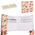 Noverlife 120 Nail Colors Display Book | 120 False Nail Tips & Swatch Chart