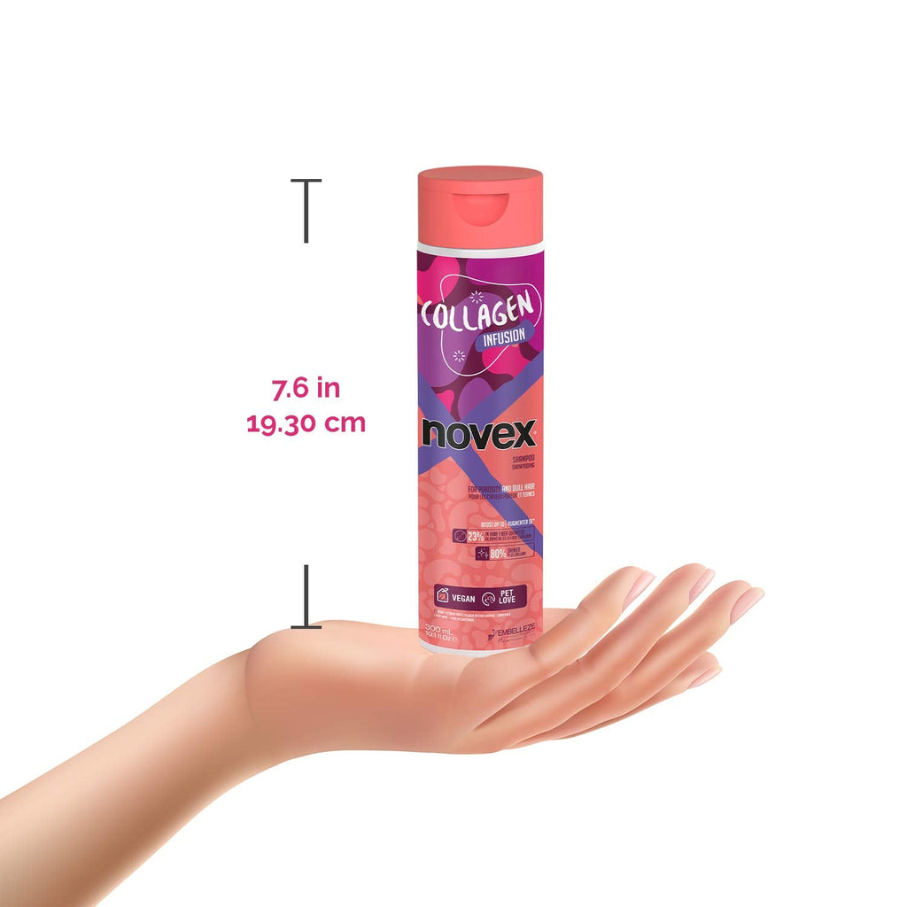 NOVEX Hair Care Set: Shampoo 10.1oz, Conditioner 10.1oz, Mask 35oz