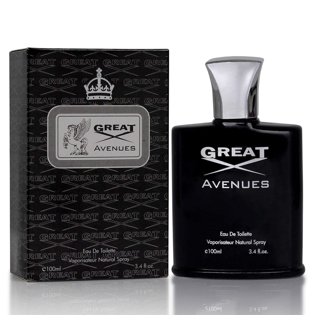 NovoGlow Great Avenues for Men – 100ml EDP Spray | Long-Lasting Woody, Fruity & Smoky Scent