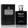 NovoGlow Great Avenues for Men – 100ml EDP Spray | Long-Lasting Woody, Fruity & Smoky Scent