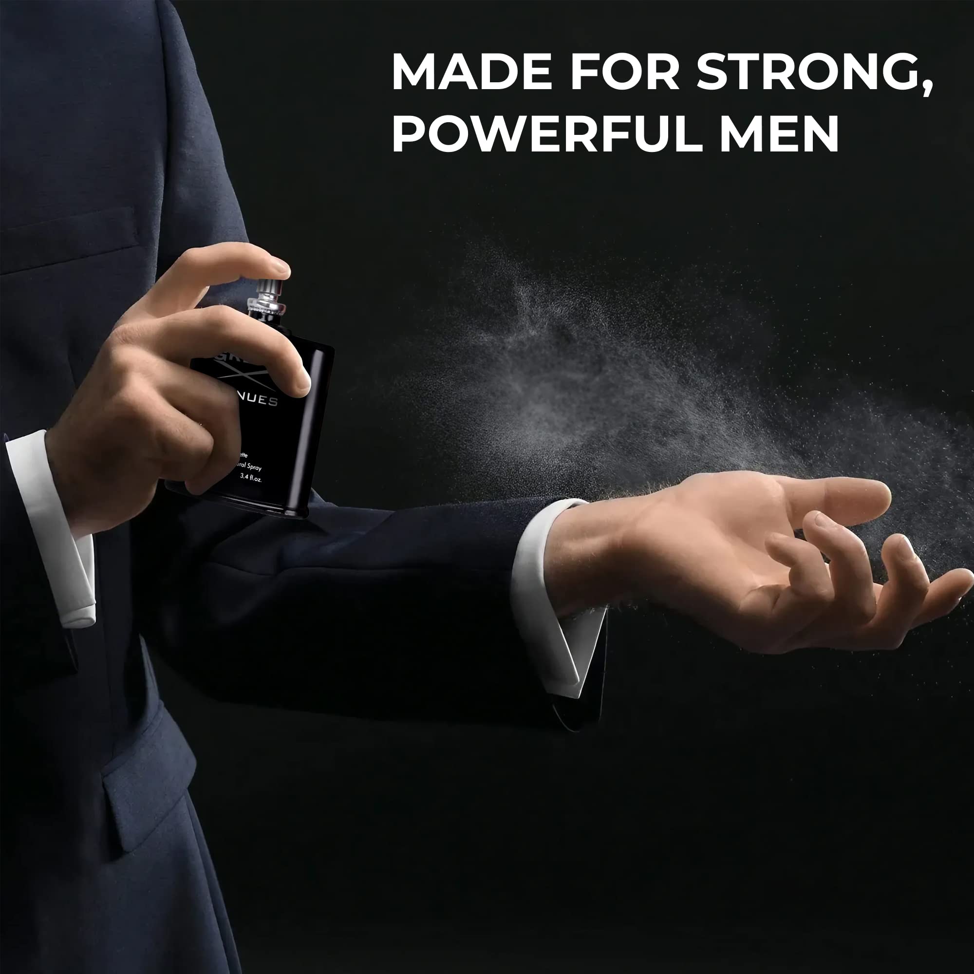 NovoGlow Great Avenues for Men – 100ml EDP Spray | Long-Lasting Woody, Fruity & Smoky Scent