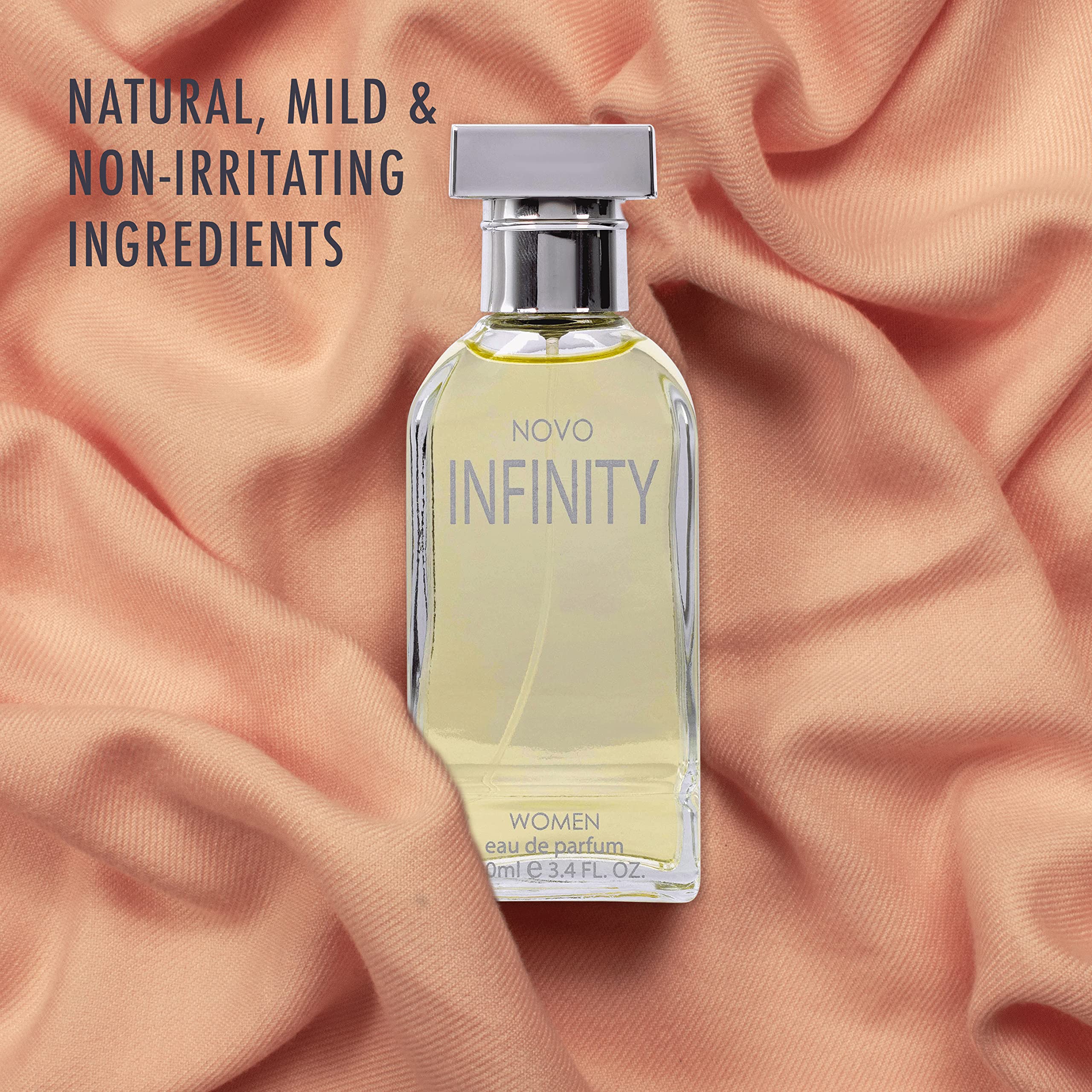 NovoGlow Infinity for Women – Eau de Parfum Spray 3.4 oz | Citrus, Floral & Musk