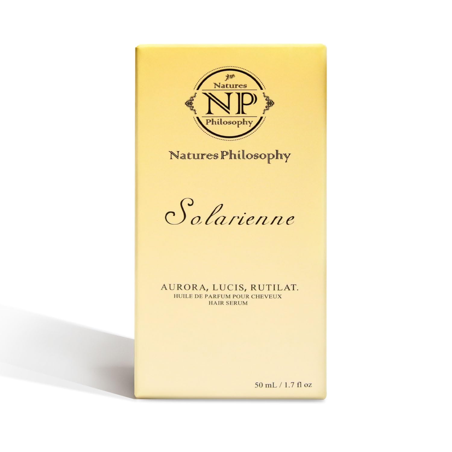 NP NATURES PHILOSOPHY Hair Perfume — Leave-In Serum & Shine Spray, Anti-Frizz, 50ml (Solarienne)