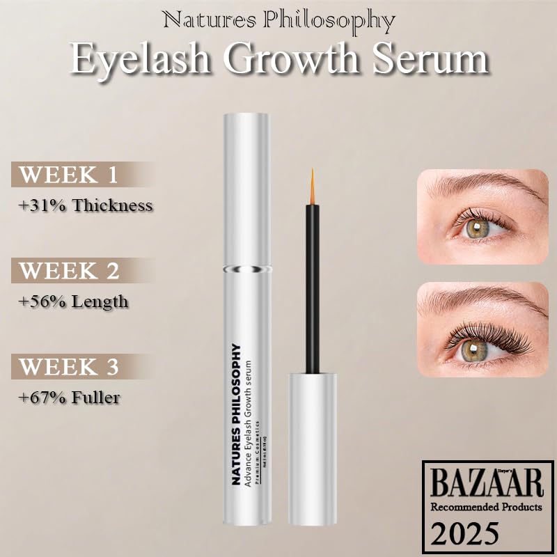 NP NATURES PHILOSOPHY Eyelash Growth Serum & Hair Growth Oil Set — Prostaglandin-Free, Vegan