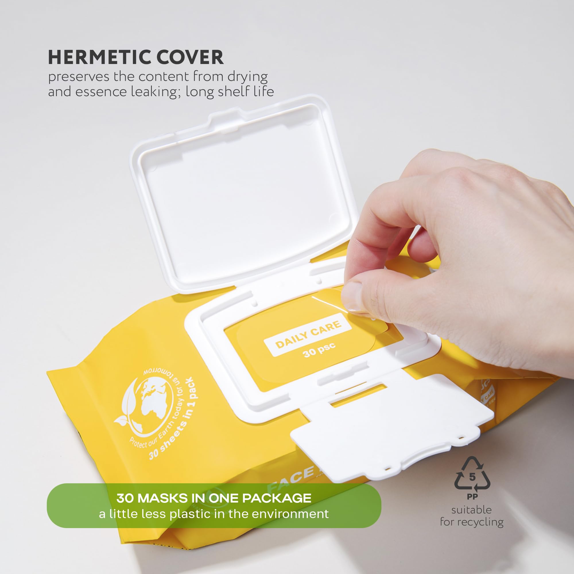 NSC Korean Sheet Masks with Niacinamide & Vitamin C – 30-Pack Hydrating K-Beauty Face Mask Set