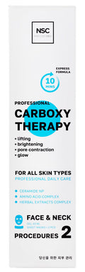 NSC Name Skin Care Korean Carboxy CO2 Therapy Mask Set – Hydrating Face & Neck Sheet Masks (Set of 2)