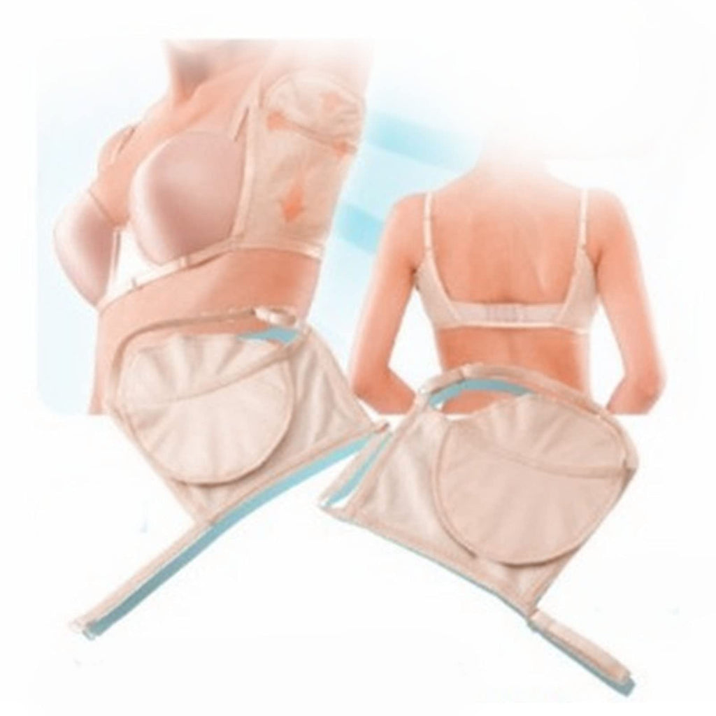 NSXAYIWE Underarm Sweat Vest — Reusable Cotton Sweat Pads with Adjustable Straps for Women