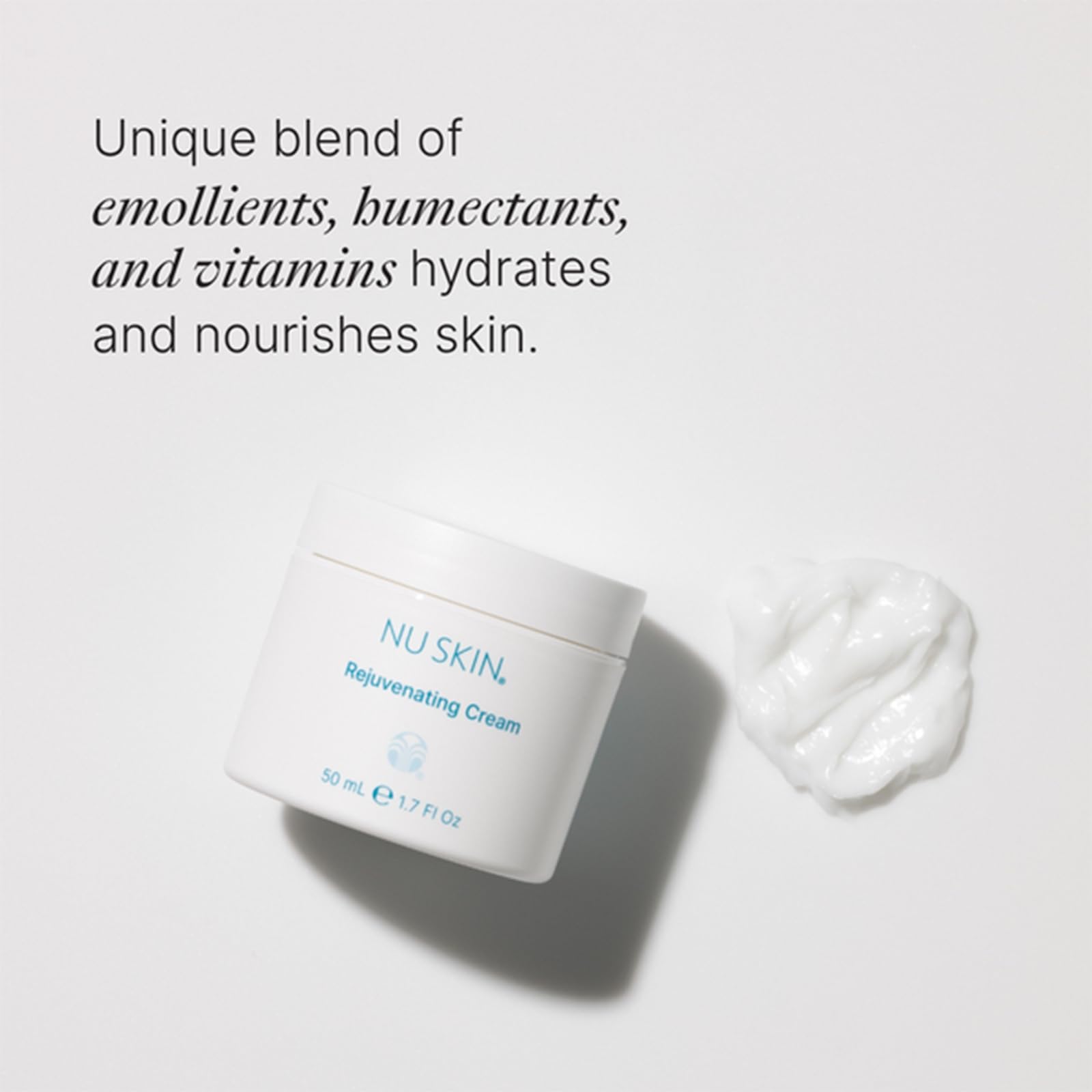 Nu Skin Rejuvenating Cream – Deep Hydration for Dry Skin with Hyaluronic Acid | 1.7 fl oz