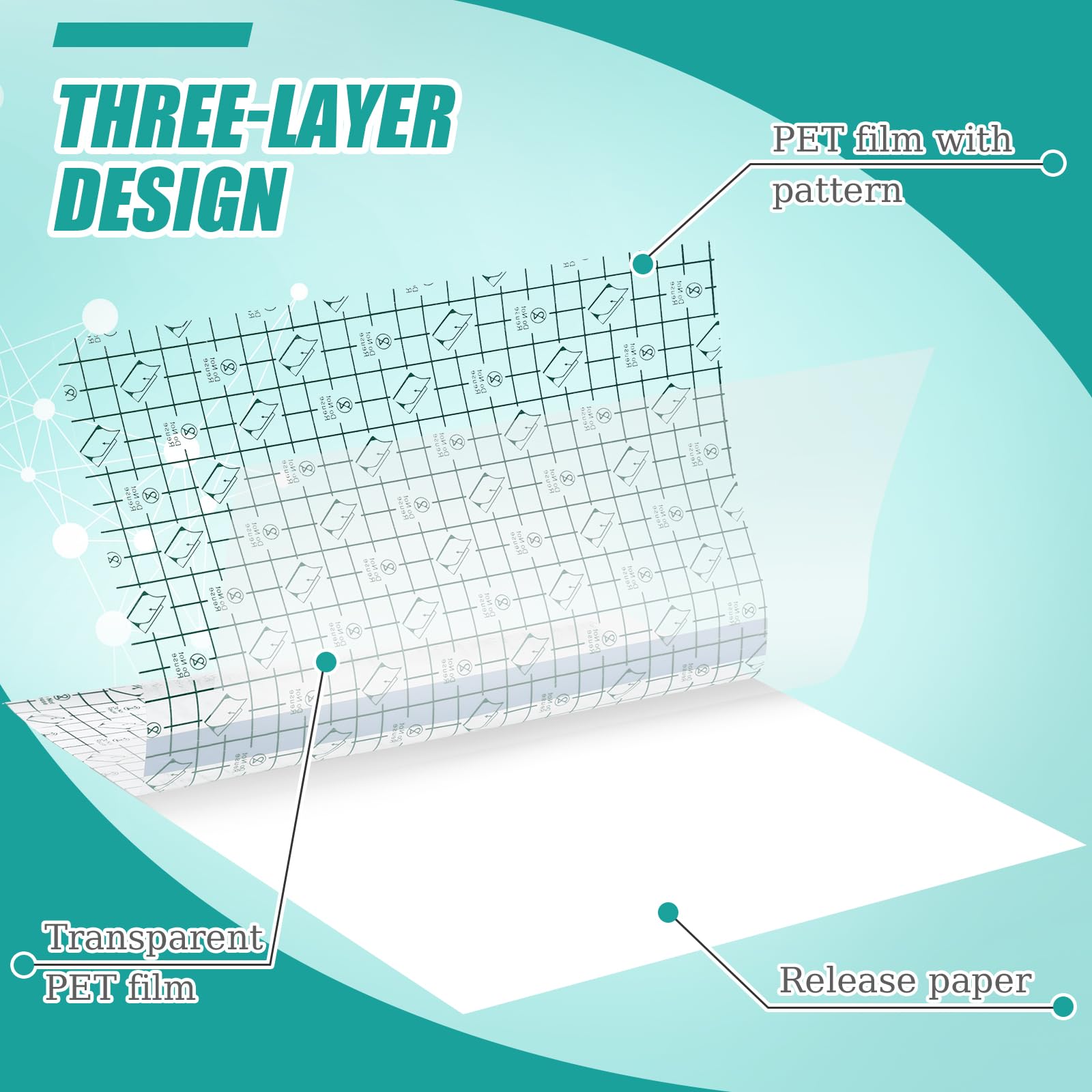 Nuanchu 36-Sheet Transparent Waterproof Tattoo Aftercare Bandage (10x12 in)