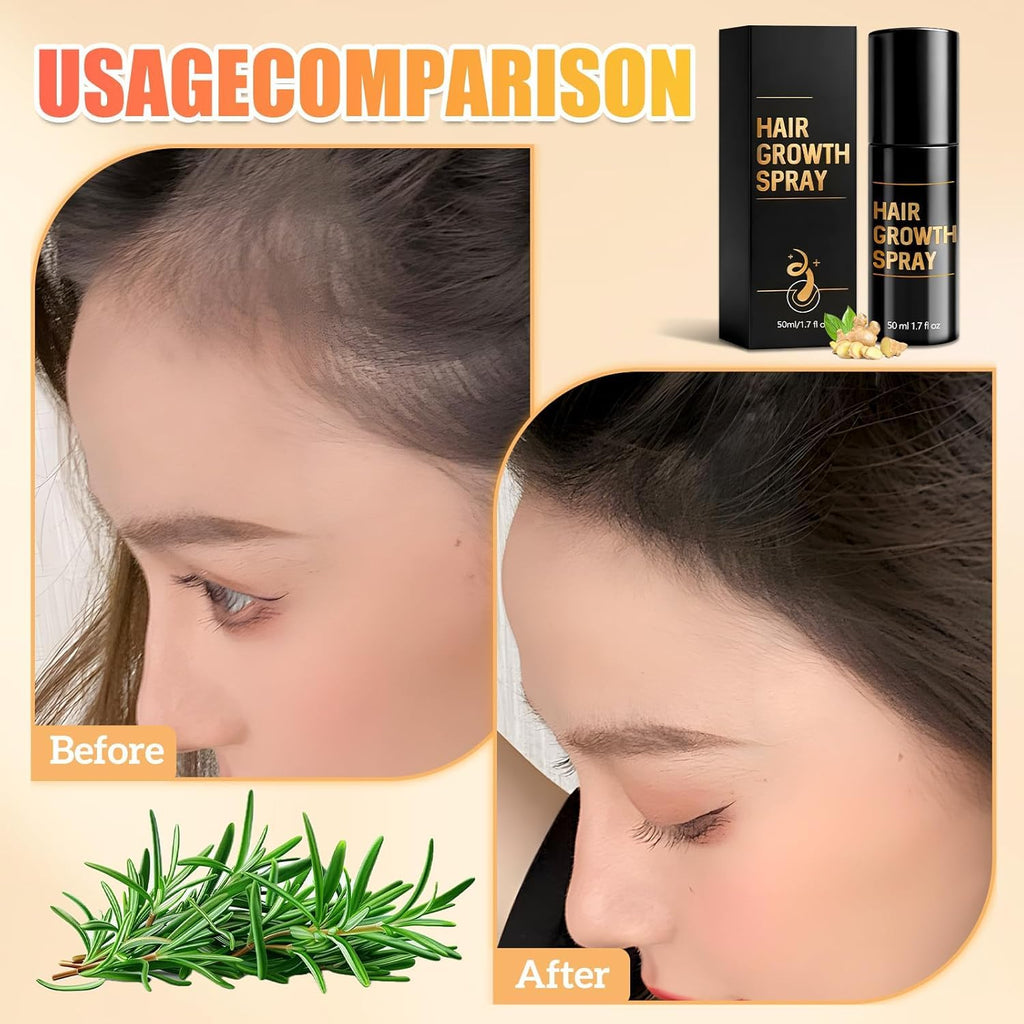 Nuckhuce 2-Piece Hair Growth Spray – Fuller, Thicker Hair for All Hair Types