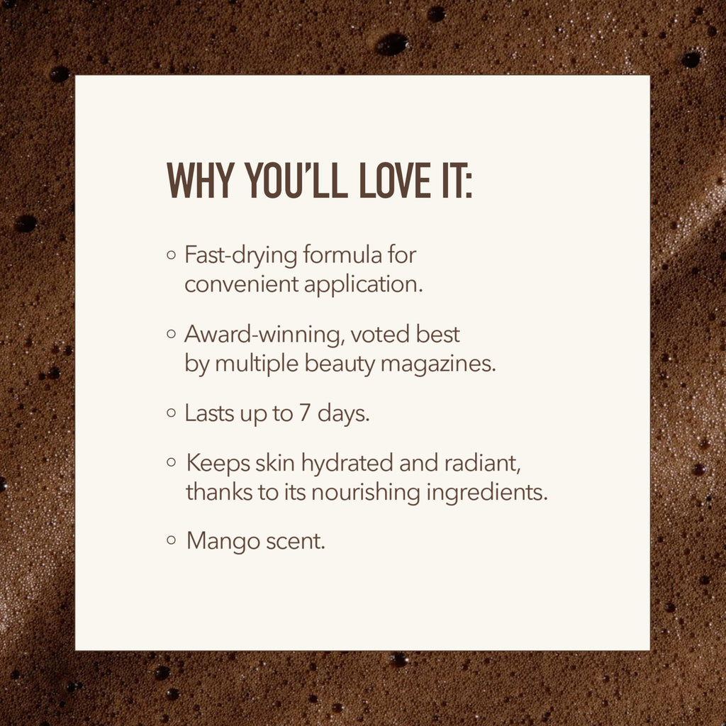 Nuda Ultra Dark BronzeFoam Self Tanning Mousse | Fast-Drying, Streak-Free Sunless Tanner | 190mL