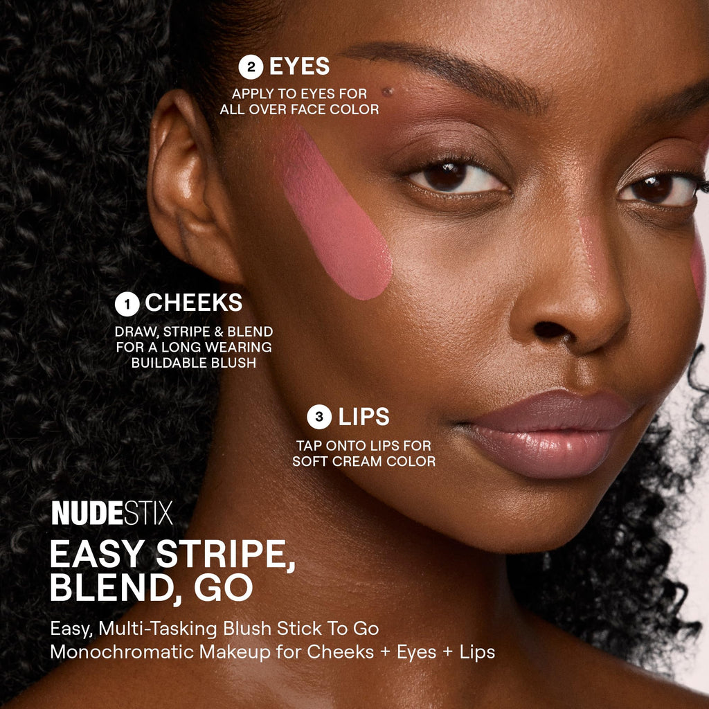 Nudestix Nudies Bloom All Over Dewy Color – 3-in-1 Cream Blush in Crimson Lover