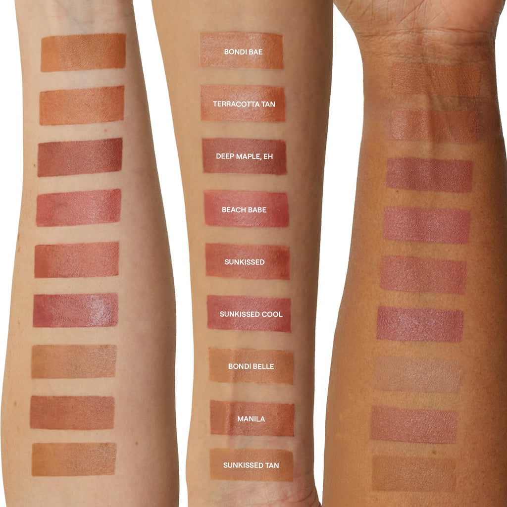 Nudestix Nudies Bronze All Over Matte Bronzer Stick – 3-in-1 Cream Bronzer for Cheeks, Eyes & Lips | Buildable Sun-Kissed Glow | Vegan, Long-Wear Makeup (Manila)