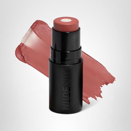 Nudestix Nudies Matte + Glow Core Rose Glow – Dual-Core Cream Blush Stick for Cheeks, Eyes & Lips