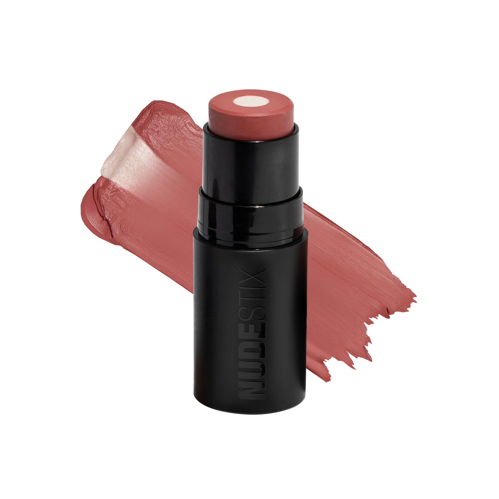 Nudestix Nudies Matte + Glow Core Rose Glow – Dual-Core Cream Blush Stick for Cheeks, Eyes & Lips
