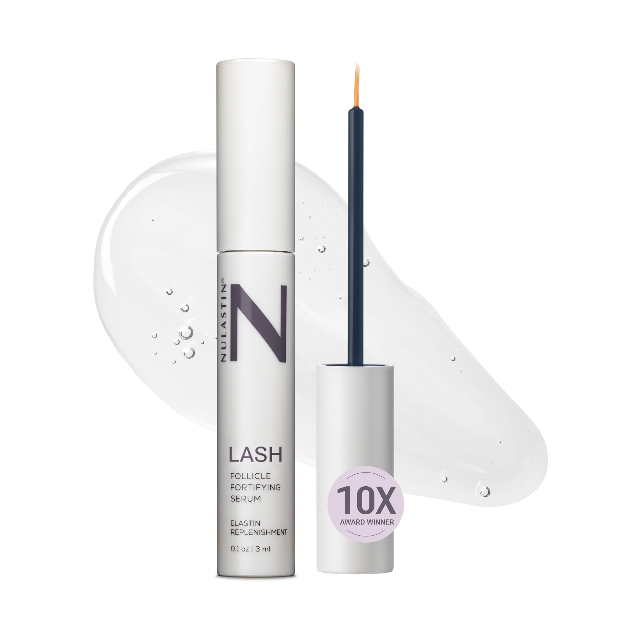 NULASTIN Follicle Fortifying Lash Serum – Clinically Tested Eyelash Enhancing Serum for Longer-Looking Lashes (0.1 Fl Oz)