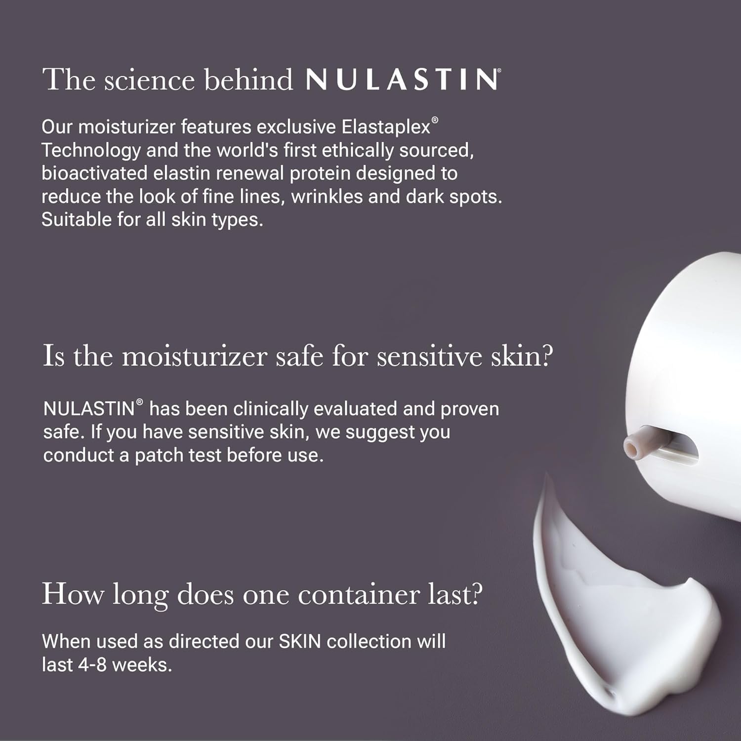 NULASTIN Hydrating Face Moisturizer – Elastaplex Firming Day & Night Cream (1.7 oz)