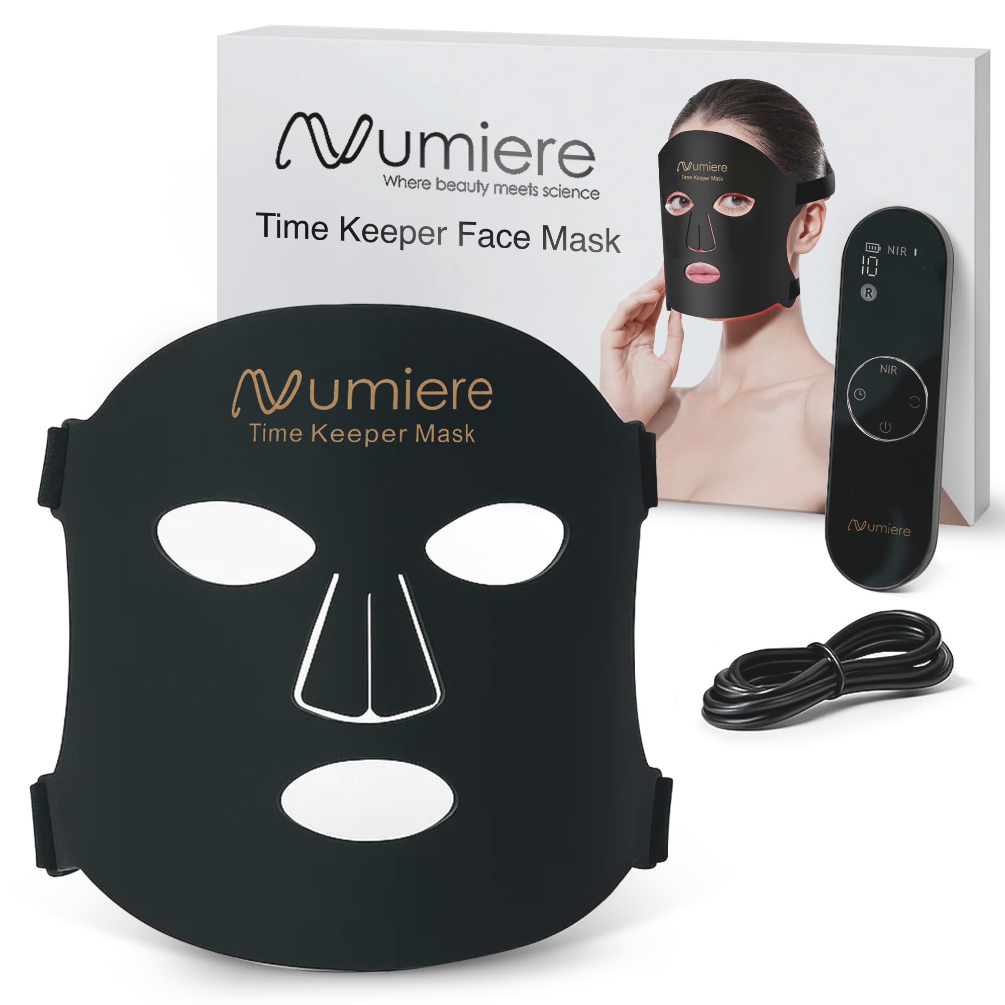 Numiere Time Keeper LED Face Mask – Lightweight, Flexible LED Contour Beauty Device