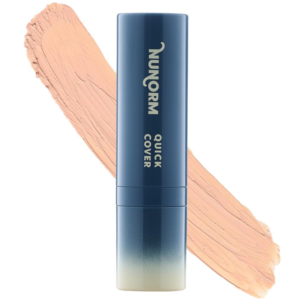 NuNorm Quick Cover Foundation & Concealer Stick for Men – Buildable Coverage in 14-Beige