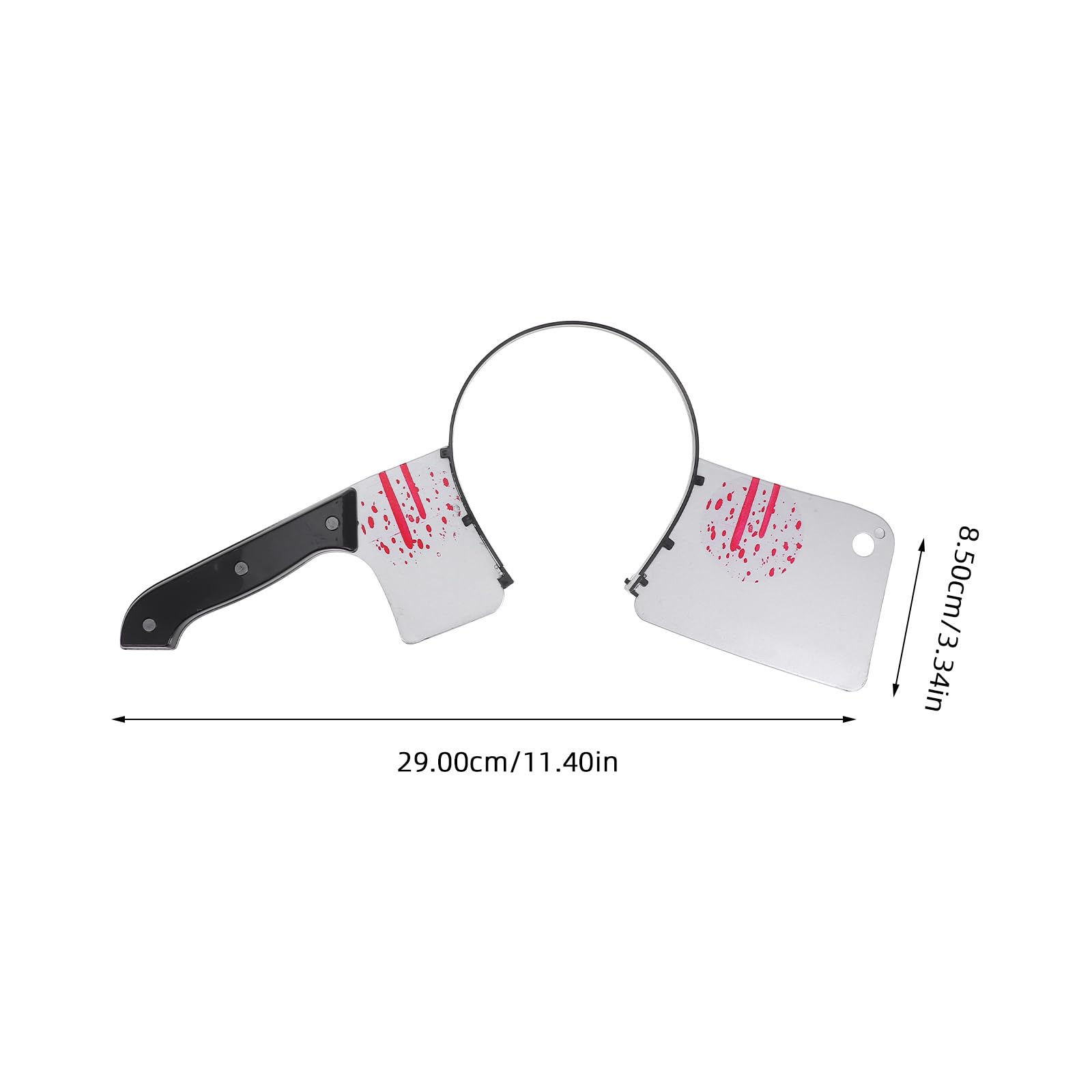 NUOBESTY 3pcs Halloween Horror Headbands – Creepy Knife & Axe Through Head Hairpieces for Carnival Costumes