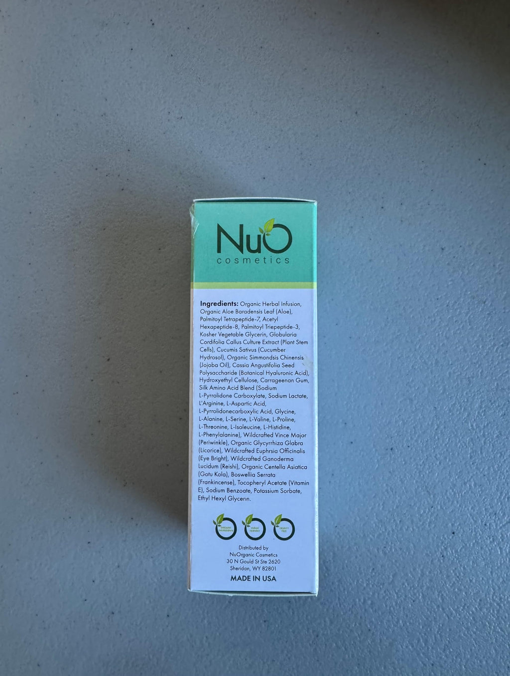 NuOrganic Perfect Eye Serum – Vegan, Patented PhytoCellular Science, Brightens Under-Eye Area