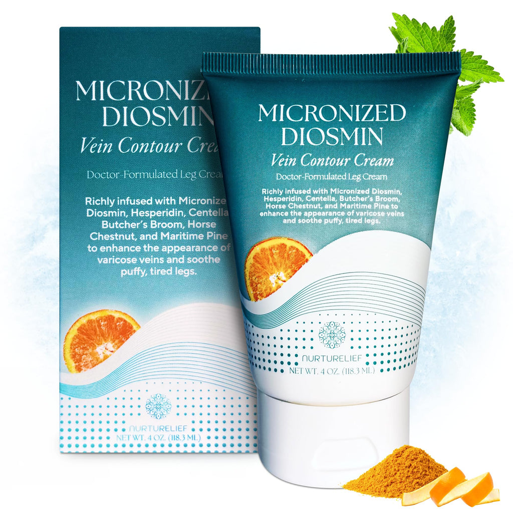 Nurturelief Micronized Diosmin Cream for Spider & Varicose Veins | Cooling Leg Care