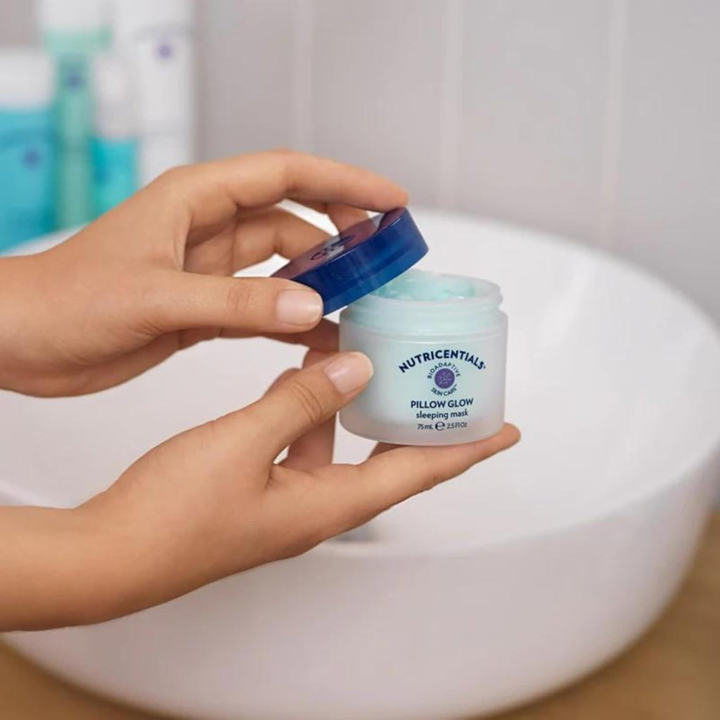 NuSkin Nutricentials Pillow Glow Sleeping Mask | Overnight Hydration & Bioadaptive Botanicals