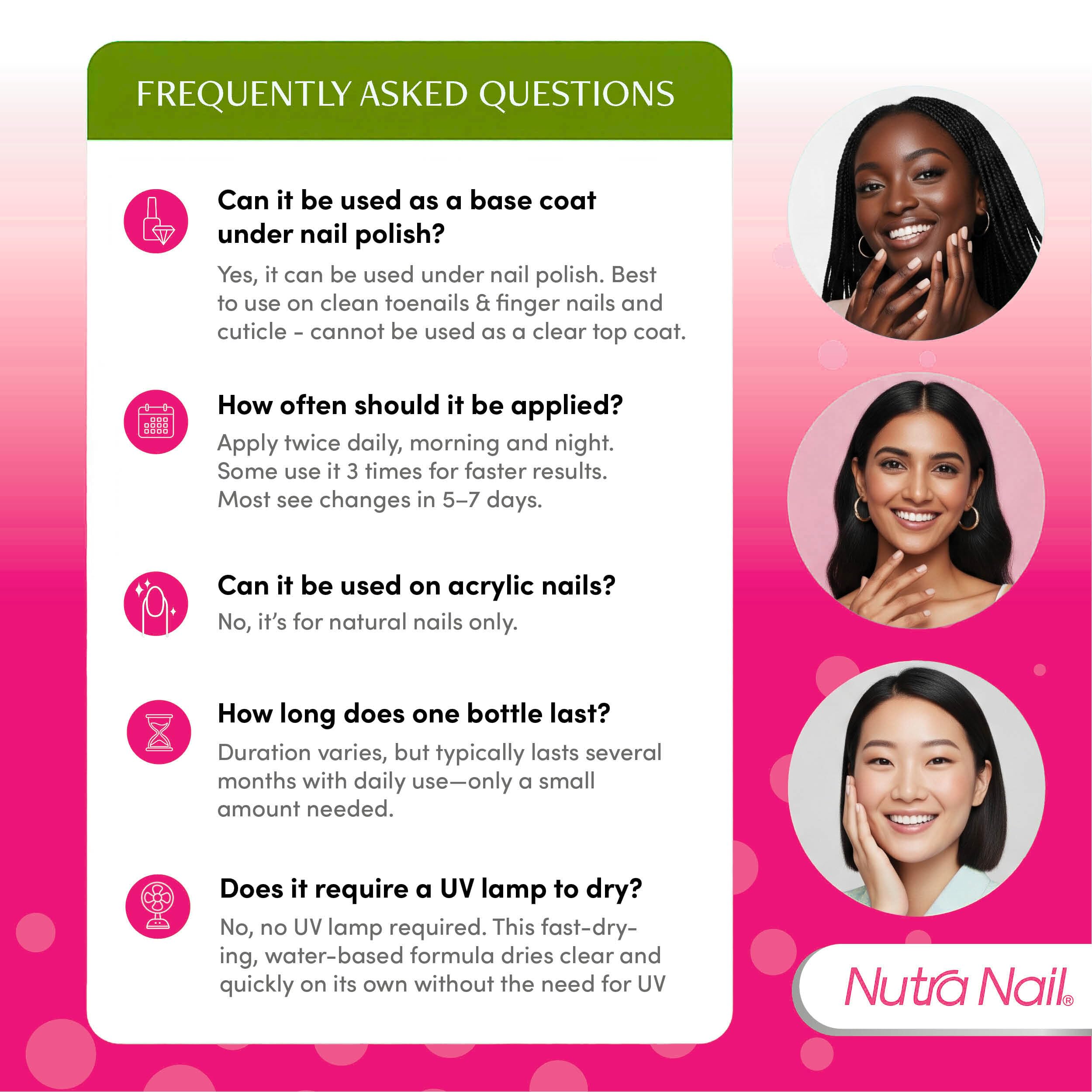 Nutra Nail 5 to 7 Day Growth Treatment - Fast Nail Strengthener Repair Serum (0.47 fl oz) Pack of 2